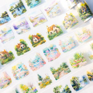 1 rotolo di nastro per animali domestici molla serie parco scenico paesaggistico supporto fai da te - Product Image 1