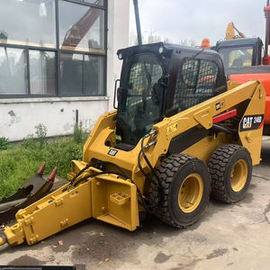 Mini chargeuse compacte Caterpillar CAT 246D d'occasion bon marché avec godet 3 tonnes nouvellement en stock Shanghai - Product Image 1