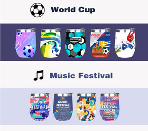 4D in ấn một cửa dịch vụ Quà Tặng rượu vang Tumblers Bộ cho thăng hoa sản phẩm in ấn thermoses 11oz cốc cốc - Product Image 4