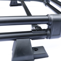 JIZHENG Toyota RAV4 Cesta Portaequipajes de Techo de Aleación de Aluminio, Ajuste Personalizado, Portaequipajes Superior para Coche, Sin Perforación, Montaje en Orificio Original