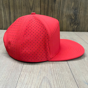 Wholesale Gorras Baseball Snapback <b>Caps</b> Hats 7 Panel <b>Flat</b> Brim Waterproof Patch Woven Label Customize Logo <b>Cap</b> For <b>Man</b> Woman - Product Image 4