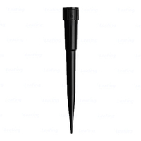 Échantillon gratuit Pipette Embouts de pipette noirs Embouts filtrants 0.2mL Pipette conductrice