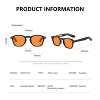Lunettes de sommeil anti-fatigue oculaire avec monture en bio-acétate écologique, verres CR39 ambrés, soutien à la mélatonine, blocage de la lumière bleue