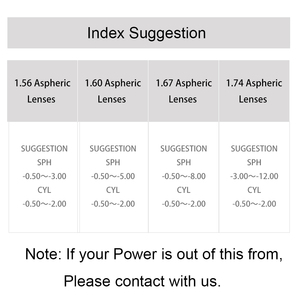 Meilleures <span class=keywords><strong>lentilles</strong></span> de lunettes, montures de lunettes, verres correcteurs, photochromiques, pour la lecture, anti-rayures, anti-reflets, revêtement HMC Lf01 - Product Image 6