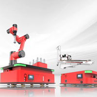 Código QR navegación BRTAGV12010A al acecho AGV robot industrial al acecho AGV