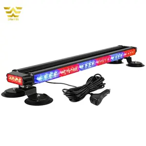 Lighting manufacture Roof Safety Light red blue Four Sides High Intensity Emergency Warning Light bar for Car