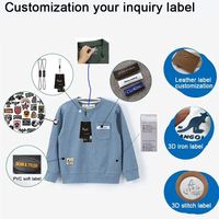 Etiqueta de Transferencia de Calor para Prendas Personalizadas, Etiqueta de Impresión de Silicona 3D