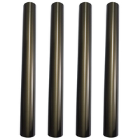 Rouleau de guidage en aluminium anodisé dur bronze BT02 |   Rouleau de guidage de bande industrielle robuste, fabrication OEM personnalisée