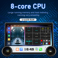 360 Caméra Android Stéréo 11.5 Pouces Double Bouton Autoradio avec 6 + 128G Lecteur Multimédia pour Voiture Électronique Radio vw Golf 5 2008
