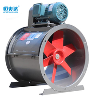 Ventilateur axial T30 A/C 220V pour ventilation industrielle, idéal pour atelier, entrepôt, usine, avec pales en acier au carbone et roulement à billes - Neuf
