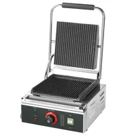 Electric Commercial Contact Panini Grill/griddle Restaurant Kitchen Equipment Food Machine