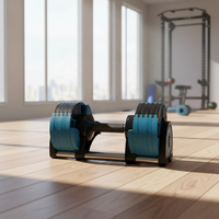 Équipement de fitness de haute qualité en gros, haltères réglables de 40 kg, 32 kg, 90 lb, 80 lb avec support pour haltères en acier