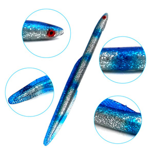TOPLURE-señuelo de pesca de <span class=keywords><strong>Anguila</strong></span>, cebo suave vivo para <span class=keywords><strong>agua</strong></span> de mar y <span class=keywords><strong>agua</strong></span> <span class=keywords><strong>dulce</strong></span>, lubina y Lucio, Artificial, 30cm, 58g - Product Image 5