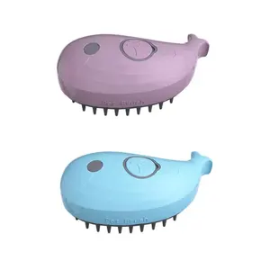 Pet Care Product Plastic Rechargeable Portable Pet Hair Removal Combs Cat Automatically Grooming Steam Brush for Pet
