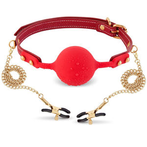 Deri Kısıtlamalar Top Ağız Tıkacı Silikon Esaret Topu <span class=keywords><strong>Gag</strong></span> Silikon Esaret Topu <span class=keywords><strong>Gag</strong></span> Seks İçin, BDSM Kısıtlamalar Oyuncaklar Seks <span class=keywords><strong>Gag</strong></span> - Product Image 5