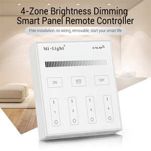 B1 4 Vùng 8 Vùng 2.4GHz Không Dây WIFI Touch Panel Dimmer RGBW RGB + CCT CW WW LED Điều Khiển Từ Xa Thông Minh Mi Ánh Sáng - Product Image 6