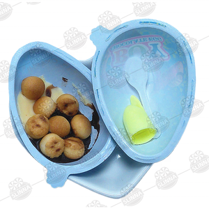 Vente en gros de biscuits croustillants miniatures fourrés au chocolat pour enfants, avec un jouet dessin animé garçon/fille, en forme de hibou mignon, en pot - Product Image 2