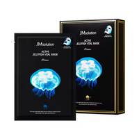 Masque facial coréen original JMSOLUTION Jellyfish Vital Mask 10 pièces AHA Collagène Hydratant Raffermissant
