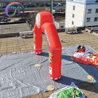 Arc gonflable publicitaire de 10 mètres de large pour les activités de plein air et les compétitions à grande échelle