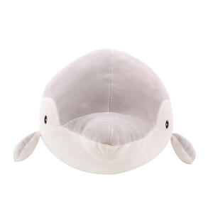 Oreiller en peluche <span class=keywords><strong>dauphin</strong></span> coloré en gros 2025, design personnalisable, jouets en peluche en polyester, rembourrage en coton PP, couverture en maille - Product Image 1