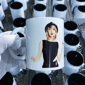 Tazza da caffè in ceramica personalizzata tazza da tè nuova <span class=keywords><strong>Bone</strong></span> <span class=keywords><strong>China</strong></span> con gres Taza per le occasioni di natale omaggi aziendali con Logo - Product Image 3