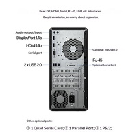 Ordinateur de bureau professionnel HPS Tower 288 Pro G9, écran IPS FHD 23,8 pouces 100 Hz, processeur I7-13700, 16 Go de RAM, SSD 1 To