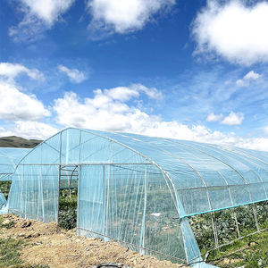Grande serre tunnel <span class=keywords><strong>en</strong></span> film plastique à portée unique pour les semis de légumes et de fleurs - Product Image 5