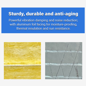 China Manufacturer Eco-Friendly Square Modern Fire Resistant Thermal Insulation Glass <b>Wool</b> Sheet Board for Construction Use - Product Image 3