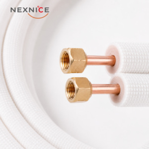 Kit de tuyauterie CVC : Paire de tubes en cuivre isolés jumeaux 3M-30M pour climatiseur split - Product Image 3