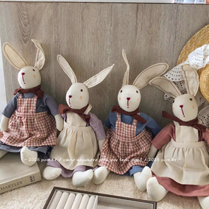 Muñeco de Conejo de Peluche con Orejas de Flores, Suave y Largo, Venta al por Mayor - Product Image 3