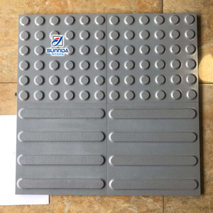Aceras de pavimentación de guía ciega en lugares públicos textura direccional punteada colores puros antideslizantes gran oferta azulejos de porcelana - Product Image 2