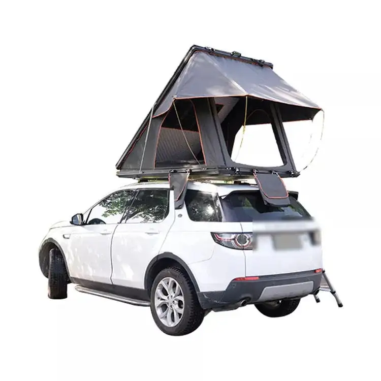 2022 New Kinlife Small Camping Trailer Best Camper Mini Caravan Off Road Trailer Roof Top Tent
