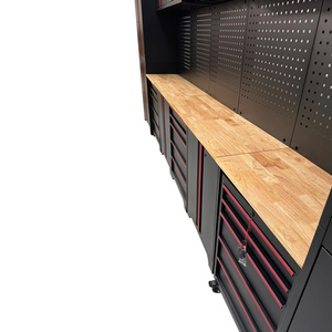 Système de rangement de <span class=keywords><strong>garage</strong></span> <span class=keywords><strong>PRO</strong></span>, boîte à outils professionnelle, établi, 18 pièces, OEM OBM, garantie 3 ans, capacité de charge 200 kg - Product Image 4