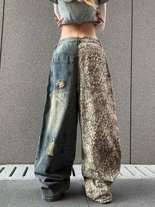 Pantaloni a Zampa da Donna in Cotone 100% Impermeabile, Vestibilità Ampia, Vita Alta, Design Americano High Street, con Piccole Cuciture, Stile Hot Girl - Product Image 4