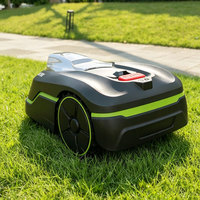 Tondeuse à gazon robotisée RTK de 600 m² sans fil, électrique, avec évitement d'obstacles par IA et contrôle par application pour jardins résidentiels