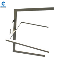 Remplacement de base de chaise en métal noir mat de 400mm en gros