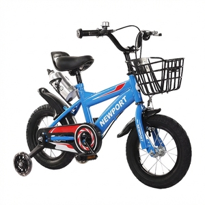 SY Vélo Enfant Garçon Bleu en Acier à 4 Roues, Tailles 12, 14 et 16 Pouces, Prix Abordable, En Vente - Product Image 6