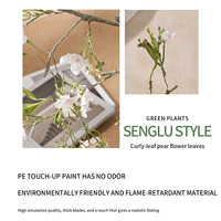 Arbre de fleurs artificielles fait main, fleurs mélangées, décoration moderne pour mariage, maison, fenêtre, plafond, respectueux de l'environnement, durable