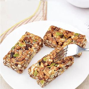 Barre protéinée aux noix de rose du Yunnan, amandes et noix cuites, faible teneur en <span class=keywords><strong>sel</strong></span>, texture dure et sucrée, en sachet - Product Image 5