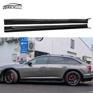 Minigonne laterali in fibra di carbonio stile KB di alta qualità per Audi <span class=keywords><strong>A6</strong></span> <span class=keywords><strong>Allroad</strong></span> <span class=keywords><strong>C8</strong></span> - Product Image 1