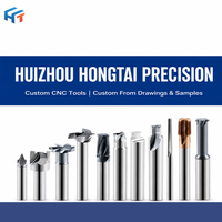 Outils de coupe en carbure monobloc PCD sur mesure, non standard, à gamme complète : fraises à bout sphérique, fraises à chanfreiner et fraises de formage pour usinage CNC