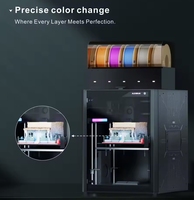 Imprimante 3D industrielle multicolore à nivellement automatique, haute vitesse d'impression 500 mm/s, imprimante 3D FDM automatique
