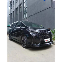 Kit de carrosserie bon prix pour TOYOTA Alphard 2018-2022 mise à niveau au style guerrier noir ensemble de pare-chocs avant avec grille diffuseur arrière