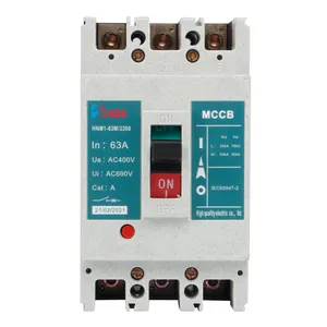 HONI HNM1-63 büyük stok 630A 121250a 1400a 1500a 1600a 3 kutuplu 4 kutuplu MCCB