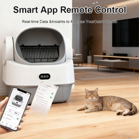 Litière automatique autonettoyante à commande par application avec double capteur de sécurité anti-pincement – Offre spéciale
