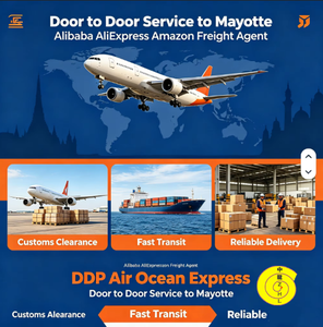 Agent de fret <span class=keywords><strong>Alibaba</strong></span> <span class=keywords><strong>AliExpress</strong></span> Amazon DDP Service aérien+express porte-à-porte vers Mayotte Emballage personnalisé Expédition en 15 jours - Product Image 2