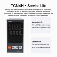 Pengontrol Suhu Digital PID TUOBANG TCN4S/ M/H/L -14RV Tipe K/E/PT100 - Termostat Pintar untuk Mesin Ekstrusi Industri
