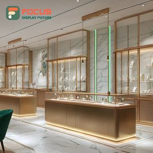 Fabricante de Muebles para Joyerías de Lujo Personalizadas, Mostrador de Exhibición Comercial con Superficie Pulida - Product Image 2