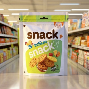 High Quality Aluminum Foil Snacks Packaging <b>Bags</b> for Milk Jelly Sushi Chewing Gum Canned Food - Product Image 4