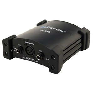 Alctron DI100 Caja DI Activa, Entrada Directa, Salida de Enlace No Balanceada, Conversor de Audio - Product Image 1